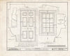 Historic Pictoric : Blueprint HABS NJ,6-GREWI.V,3- (Sheet 11 of 16) - David Sheppard House, Sea Breeze, Cumberland County, NJ