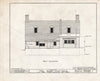 Historic Pictoric : Blueprint HABS NJ,7-BELVI,1- (Sheet 3 of 16) - Rose Cottage, 221 Main Street, Belleville, Essex County, NJ