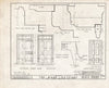 Historic Pictoric : Blueprint HABS NJ,7-BELVI,1- (Sheet 9 of 16) - Rose Cottage, 221 Main Street, Belleville, Essex County, NJ