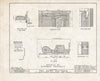 Historic Pictoric : Blueprint HABS NJ,7-BELVI,1- (Sheet 12 of 16) - Rose Cottage, 221 Main Street, Belleville, Essex County, NJ