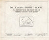 Blueprint HABS NJ,14-TROHI,1- (Sheet 0 of 15) - Dr. Joseph Parritt House, South Beverwyck Road, Troy Hills, Morris County, NJ