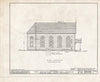 Blueprint HABS NJ,14-Whip,2- (Sheet 4 of 15) - Methodist Episcopal Church, Route 10, Troy Hills Road, Whippany, Morris County, NJ