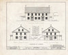Blueprint HABS NJ,17-SAL,1- (Sheet 1 of 10) - Friends Meetinghouse, East Broadway & Walnut Street, Salem, Salem County, NJ