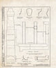 Blueprint HABS NJ,17-WOOTO.V,3- (Sheet 19 of 21) - Samuel & Anne Bassett House, Woodstown, Salem County, NJ