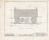 Blueprint HABS NJ,18-FRAFO,1- (Sheet 3 of 10) - Abraham Du Bois House, Frankfort, Somerset County, NJ