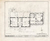 Blueprint HABS NJ,18-RAR,1- (Sheet 2 of 19) - General John Frelinghuysen House, 54 East Somerset Street, Raritan, Somerset County, NJ