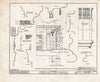 Blueprint HABS NJ,19-HAMB,1- (Sheet 9 of 19) - Governor Haines Mansion, Hamburg, Sussex County, NJ