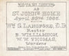 Blueprint HABS NJ,20-ELI,12- (Sheet 39 of 39) - St. John's Church, Parsonage, 633 Pearl Street, Elizabeth, Union County, NJ