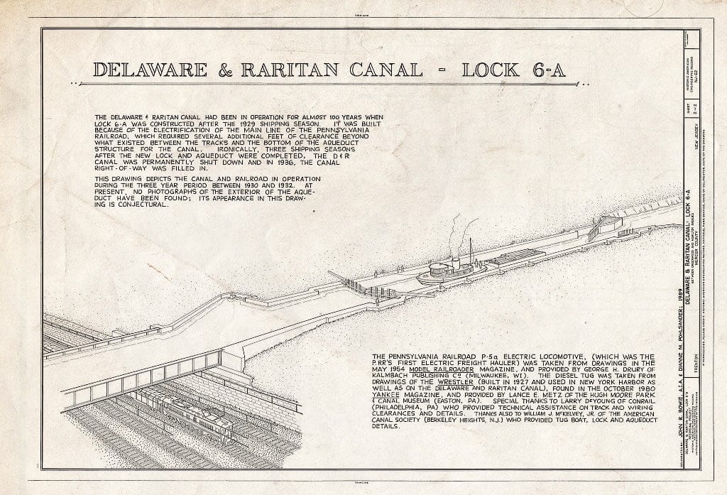Blueprint HAER NJ,11-Tret,38- (Sheet 2 of 2) - Delaware & Raritan Canal, Lock 6A, Between Greenwood & Hamilton Avenues, Trenton, Mercer County, NJ