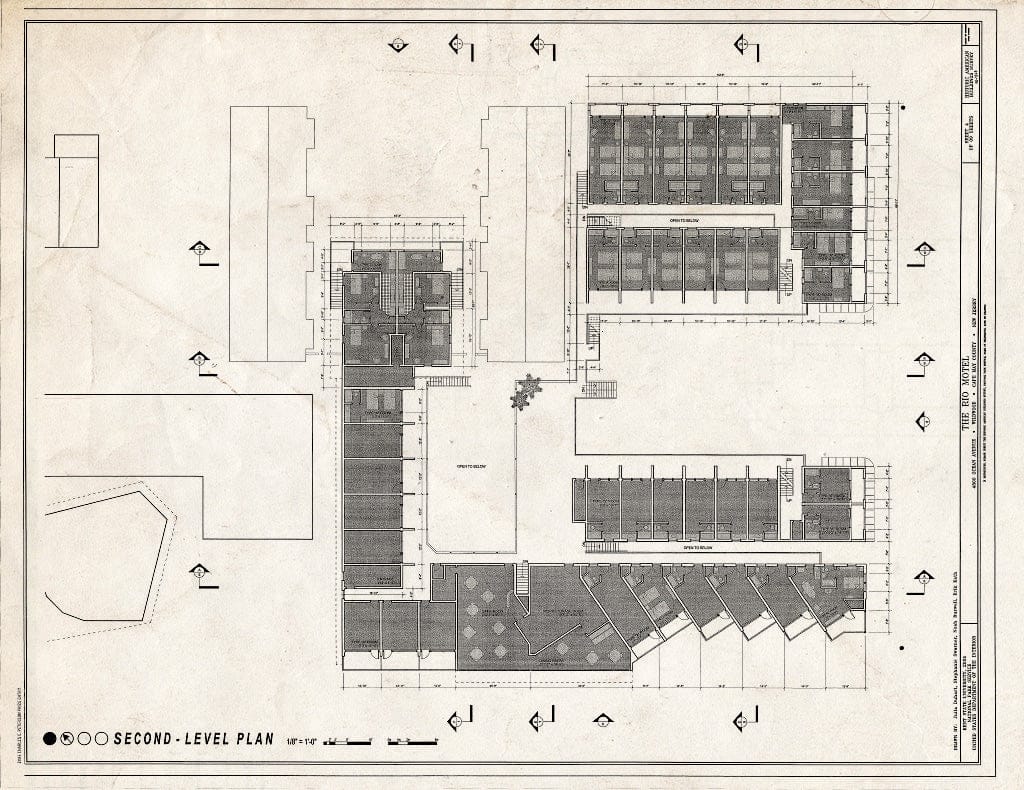 Blueprint HABS NJ-1249 (Sheet 4 of 9) - Rio Motel, 4810 Ocean Avenue, Wildwood, Cape May County, NJ