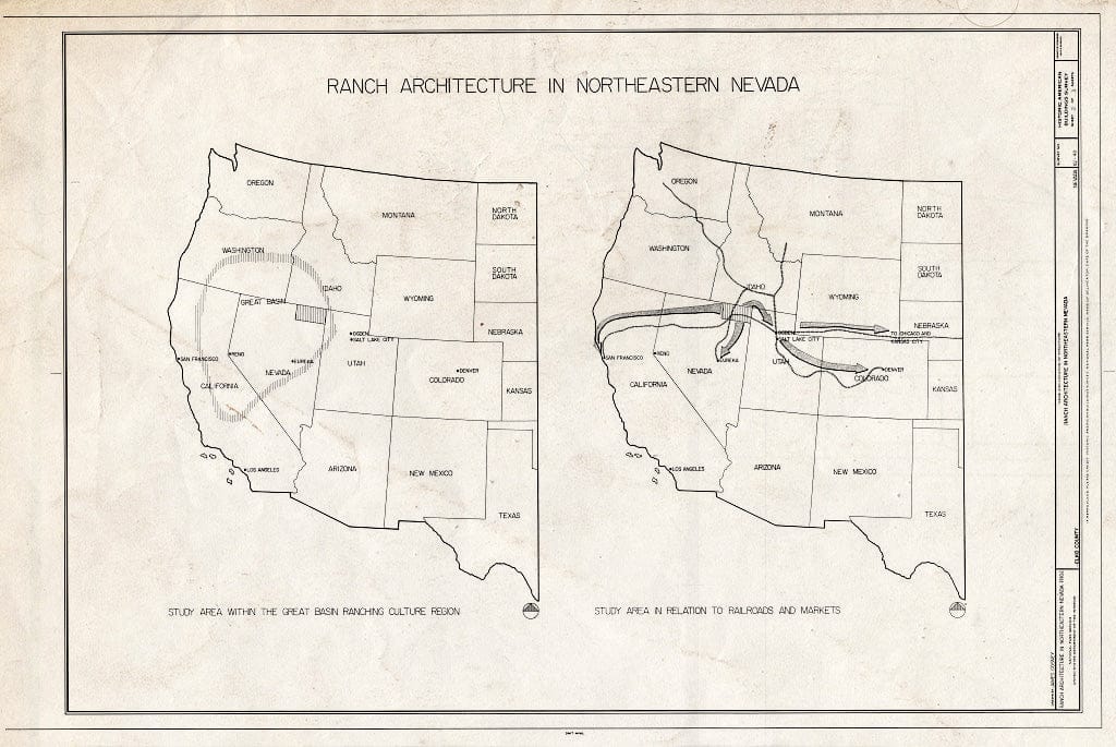 Historic Pictoric : Blueprint Map Illustrating The Relationship of The ...
