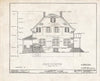 Blueprint HABS NY,11-LIV.V,1- (Sheet 7 of 13) - Ten Broeck House, County Highway 82, Livingston, Columbia County, NY