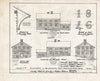 Blueprint HABS NY,11-NELEB.V,37- (Sheet 1 of 3) - Shaker Centre Family Smithy, Shaker Road, New Lebanon, Columbia County, NY