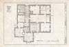 Blueprint HABS NY,11-KINHO.V,1- (Sheet 2 of 27) - Lindenwald, 1013 Old Post Road, Kinderhook, Columbia County, NY