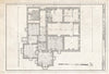 Blueprint HABS NY,11-KINHO.V,1- (Sheet 14 of 27) - Lindenwald, 1013 Old Post Road, Kinderhook, Columbia County, NY