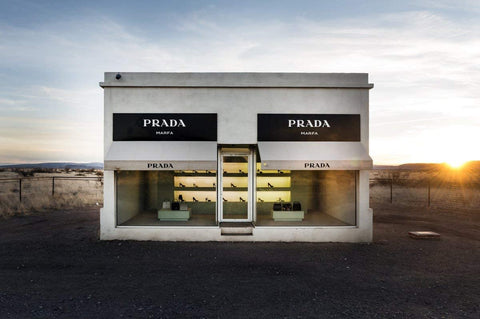 Photo Print - Prada Marfa, Valentine, TX - A Permanently Installed Sculpture by Artists Elmgreen and Dragset